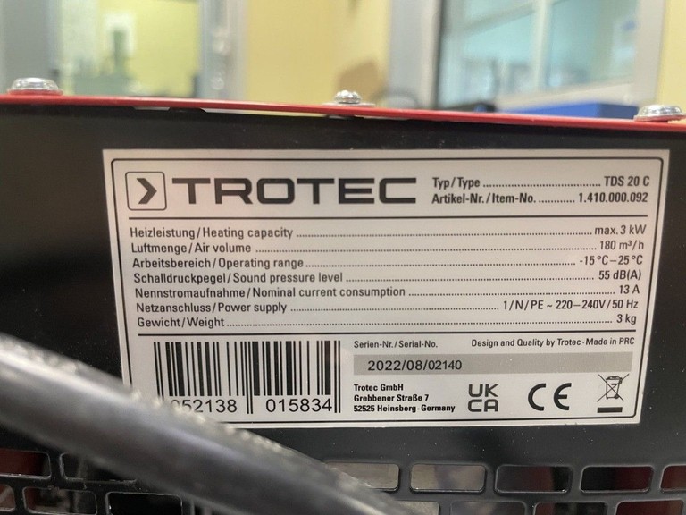 Дешево Trotec TDS 20 з ломбарду