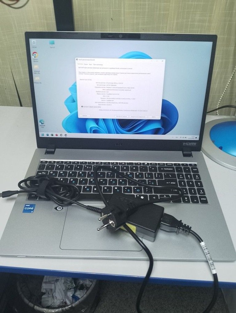 Оголошення Acer 15/core i5-1334u ddr4/16gb ddr4/hdd *відсутній/ssd 512 gb/*інтегрована Б/У