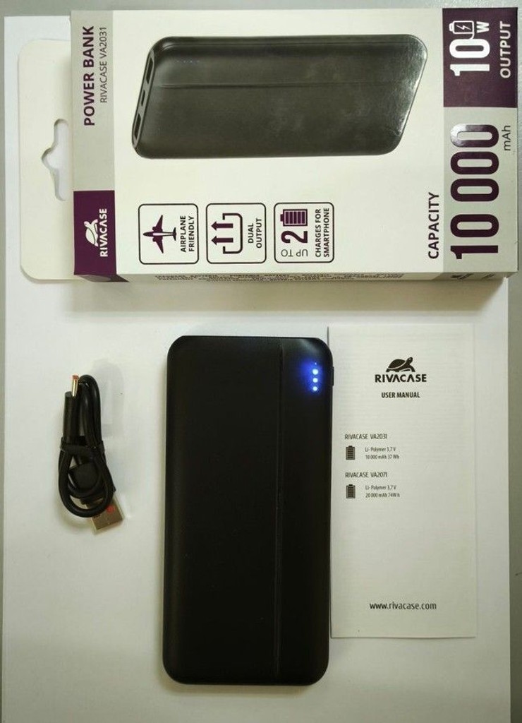 Оголошення Rivacase VA2031 10000mAh Black Б/У