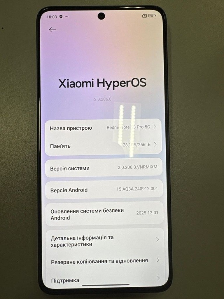 Дешево Xiaomi redmi note 13 pro 5g 8/256gb з ломбарду