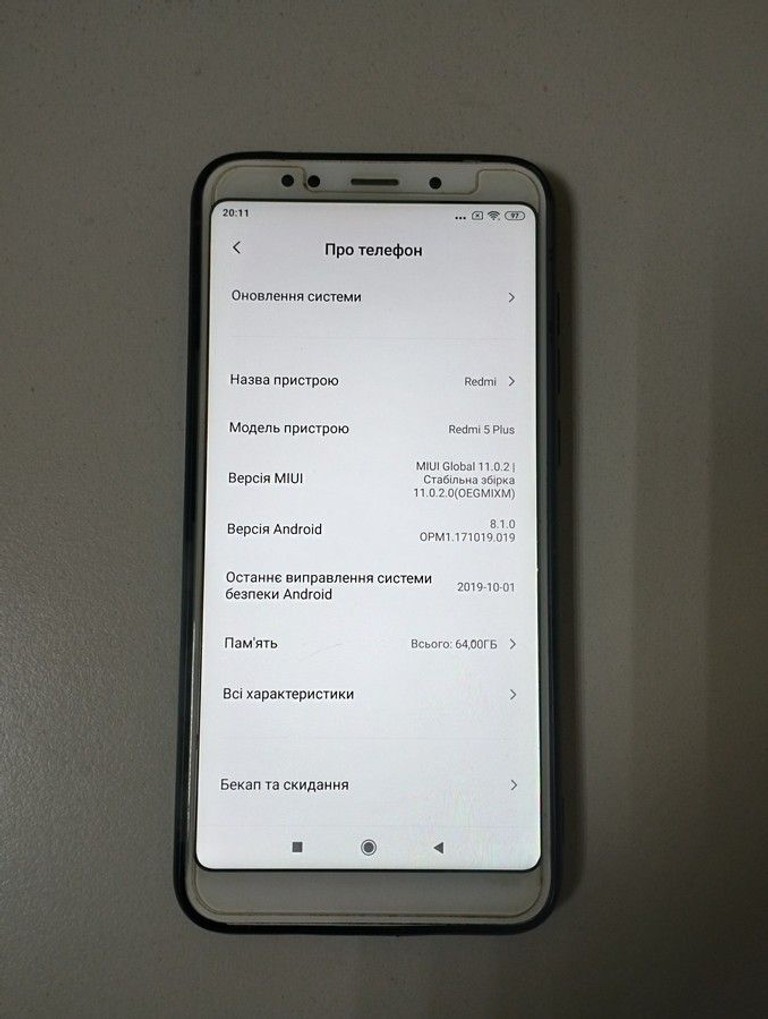 Xiaomi redmi 5 plus 4/64gb Код:01-201024062. Зображення 5