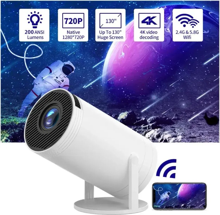 Купити мультимедійний портативний Magcubic HY300 Android 12 з підтримкою Wi-Fi Bluetooth 4K UHD Б/У