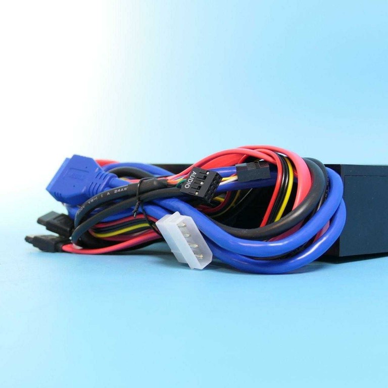 Багатофункціональна передня панель Tccmebius 5.25 дюйма TCC-QL5E — картридер та USB порти для ПК. Нова. Код:null. Изображение 6