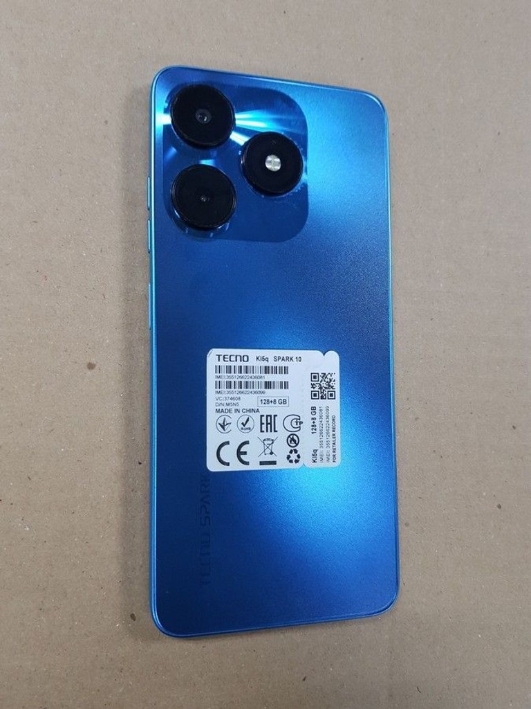 Объявление Tecno spark 10 ki5q 8/128gb Б/У