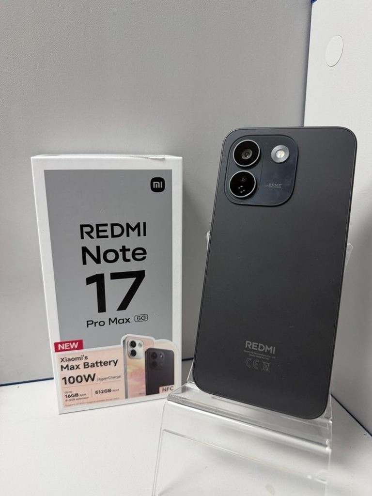 Дешево Xiaomi Redmi Note 17 Pro Max 8/512GB Black з ломбарду