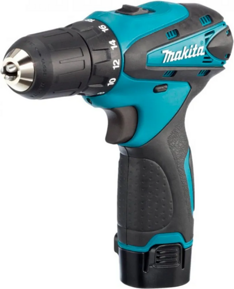 Аккумуляторный шуруповёрт 12V с набором Makita DF330DWE, набор бит и запасной аккумулятор Код:null. Зображення 7