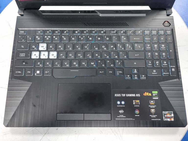 Объявление Asus 15/ryzen 5 7535hs ddr5/16gb ddr5/hdd *відсутній/ssd 1000 gb/geforce rtx3050 4gb Б/У