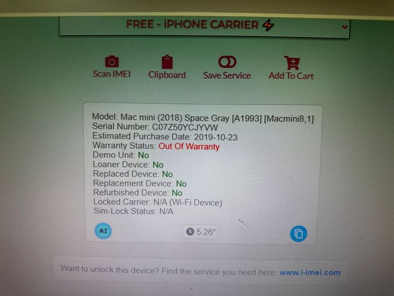 Apple a1993 / core i3 3.6ghz/ ram 16gb/ssd 128gb/uhd graphics 630 Код:01-200782601. Изображение 9