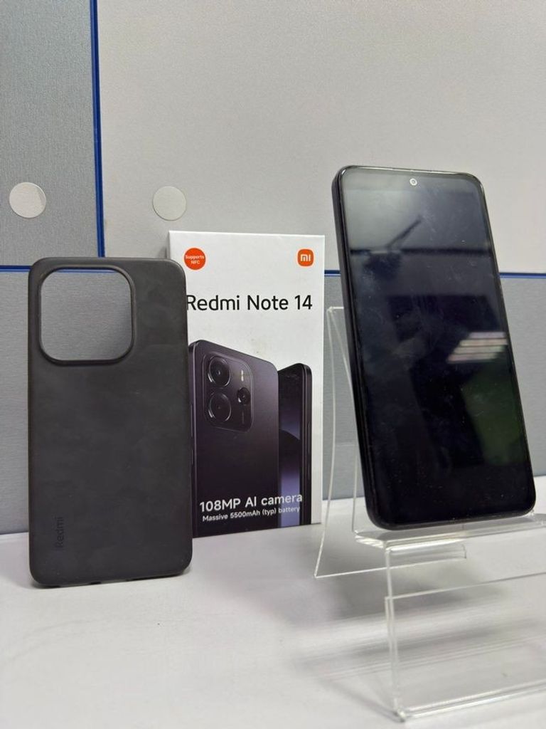 Оголошення Xiaomi Redmi Note 14 6/128GB Midnight Black Б/У