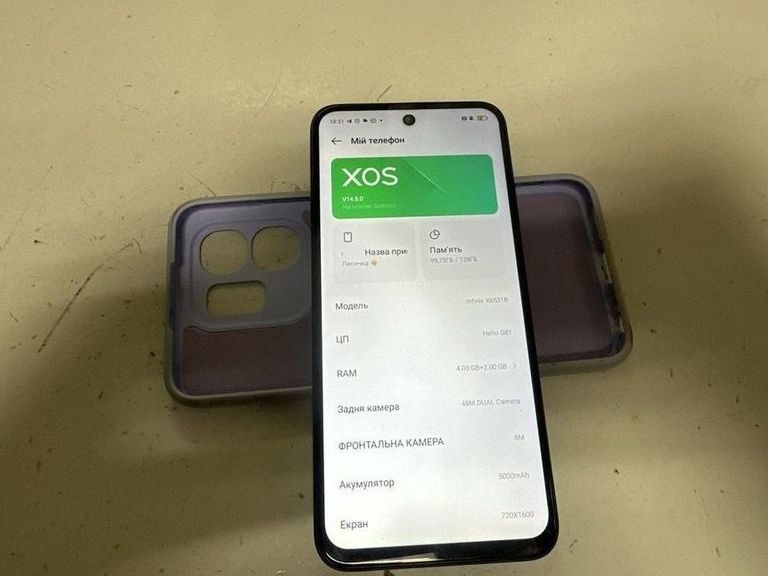 Дешево Infinix hot 50i 4/128gb з ломбарду