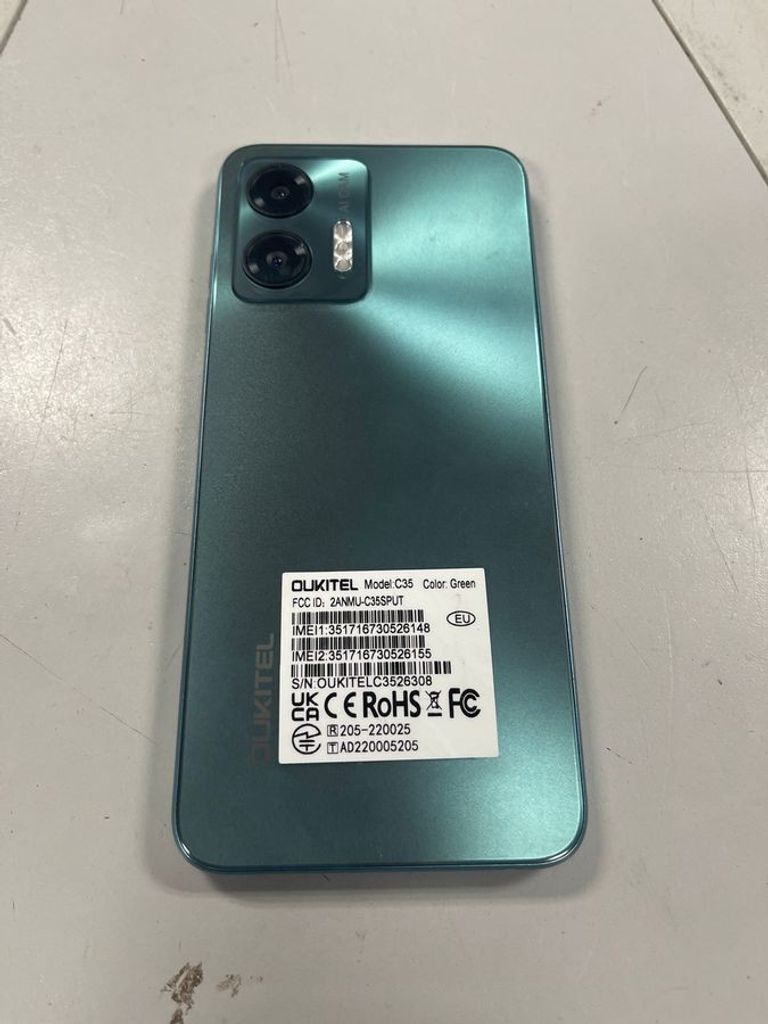 Купить Oukitel C35 12/256GB Green Б/У