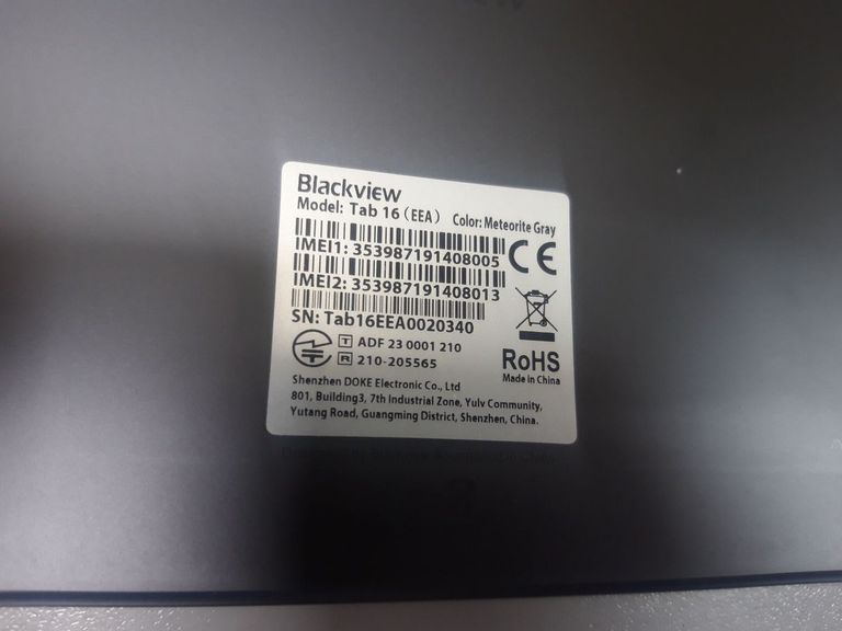 Blackview Tab 16 8/256GB Gray Код:01-200891126. Зображення 6