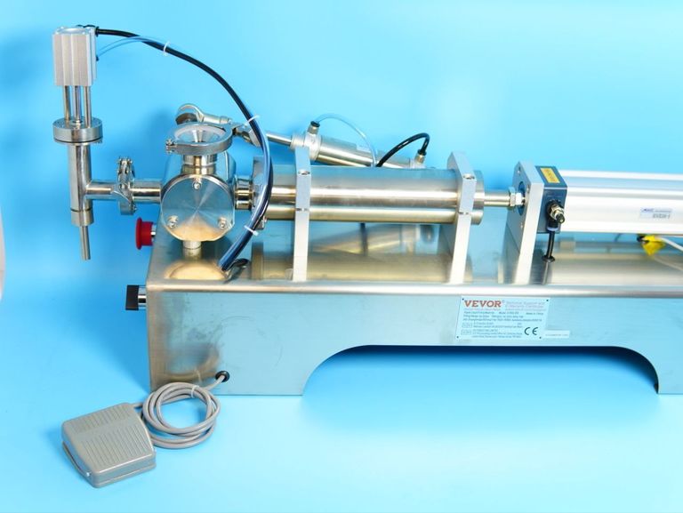 Дешево Дозатор розливу VEVOR (50-500мл) для в'язких продуктів G-500 поршневий для рідких та пастоподібних продуктів з двома режимами ке з ломбарду