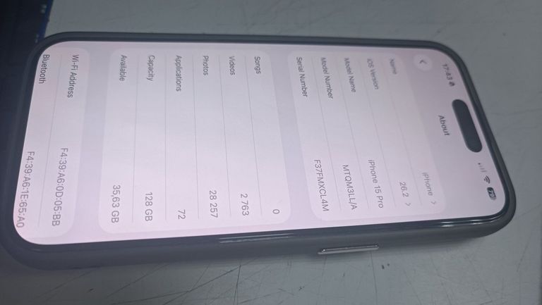 Оголошення Apple iphone 15 pro 128gb esim Б/У