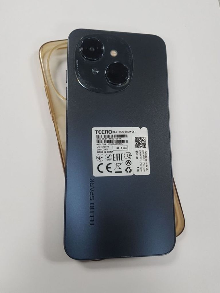 Купити Tecno spark go 1 kl4 3/64gb Б/У