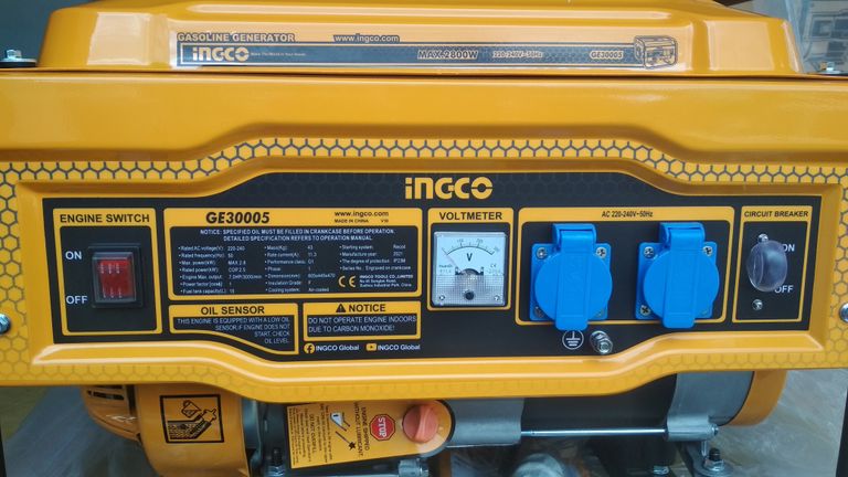 Дешево Ingco GE30005 2,5кВт, 11,3А,  max 2.8кВт, медная обмотка. з ломбарду