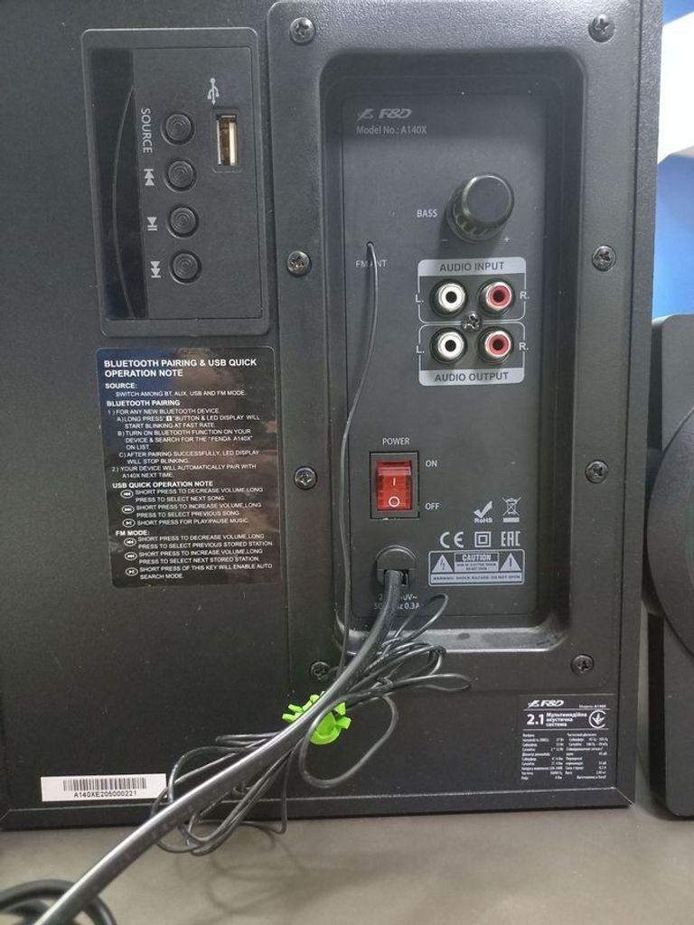 Дешево F&d A140X Black з ломбарду