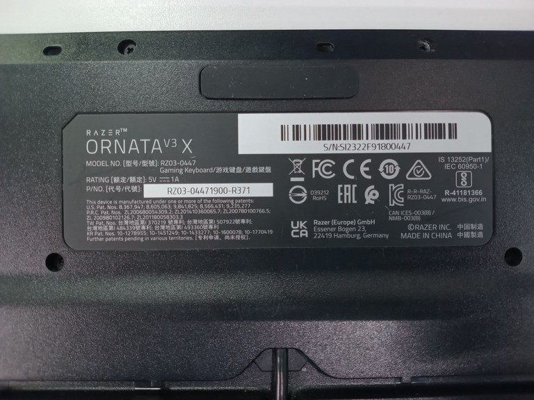 Дешево Razer ornata v3 x ukr з ломбарду