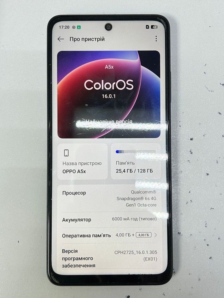 Oppo a5x 4g 4/128gb Код:01-201002347. Зображення 7