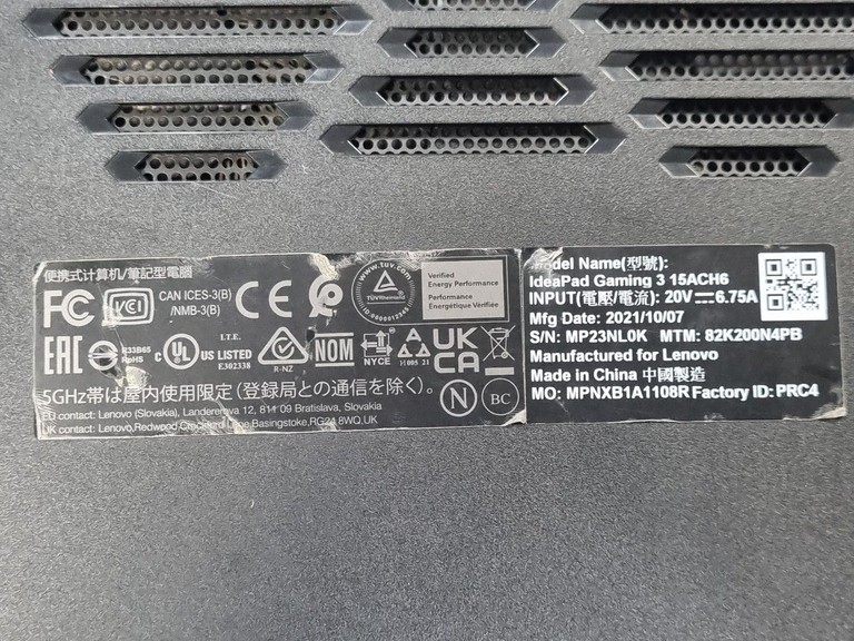 Lenovo 15/ryzen 5 5600h ddr4/16gb ddr4/ssd 512 gb/geforce rtx3050 4gb Код:01-201011742. Изображение 10