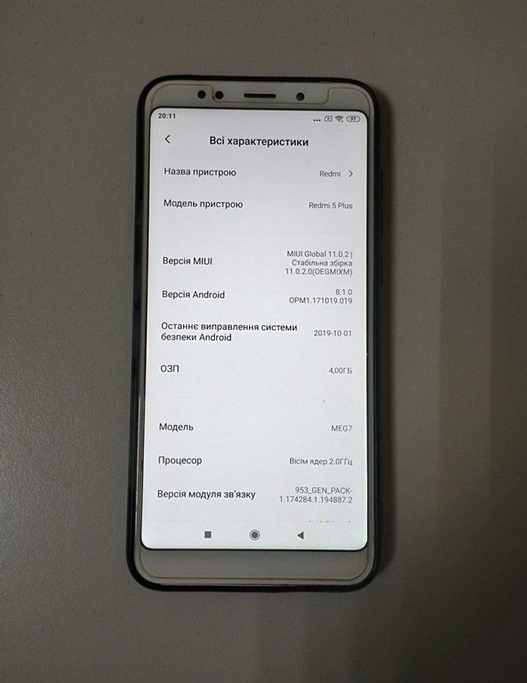 Xiaomi redmi 5 plus 4/64gb Код:01-201024062. Зображення 6