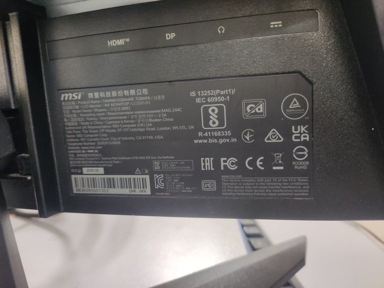 Купити Msi MAG 244C (9S6-3BB31H-027) Б/У