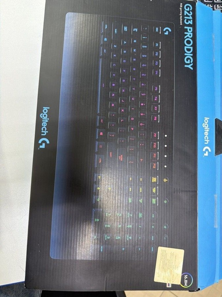 Дешиво Logitech g213 prodigy rgb gaming keyboard us с ломбарда