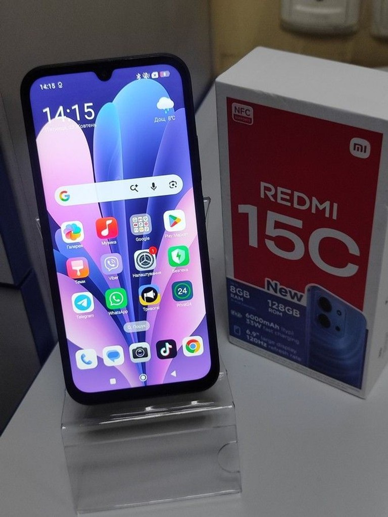 Дешиво Xiaomi redmi 15c 4g 4/128gb с ломбарда