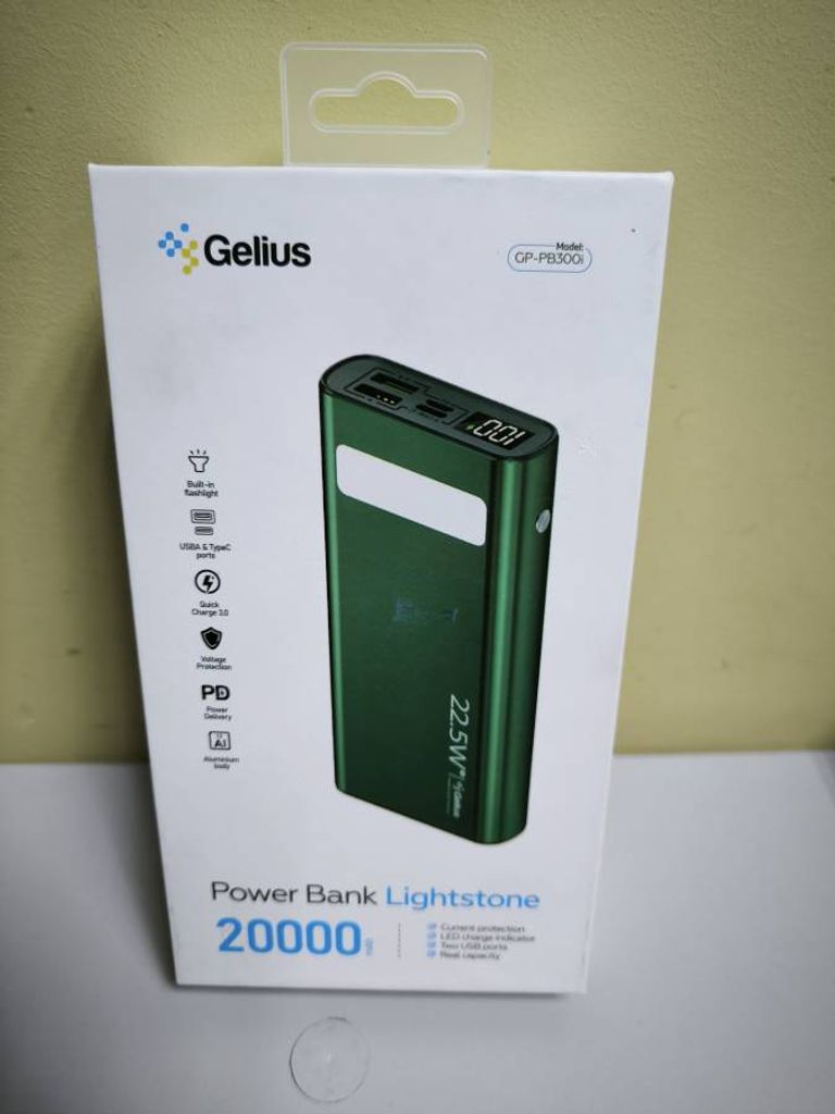 Купить Gelius gp-pb300i 20000mah qc+pd 22.5w Б/У