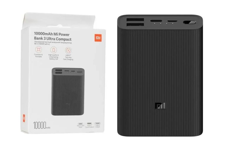 Купить Xiaomi Power Bank 3 Ultra Compact Black 10000mAh (BHR4412GL, PB1022ZM) Б/У