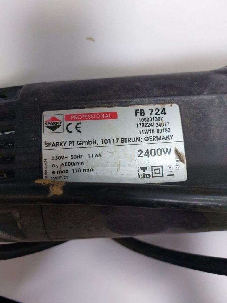 Оголошення Sparky fb 724 Б/У