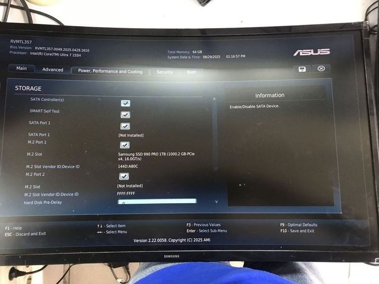 Купить Terra pc-micro 7000 silente greenline intel core 7 ultra 155h| ram64 | ssd 1tb Б/У