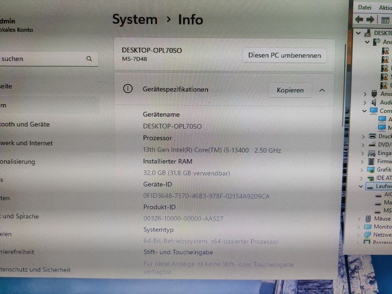 Пк intel core i5-13400/ram 32 gb/hdd відсутній/ssd 1000 gb/інтегрована Код:01-200781746. Изображение 6