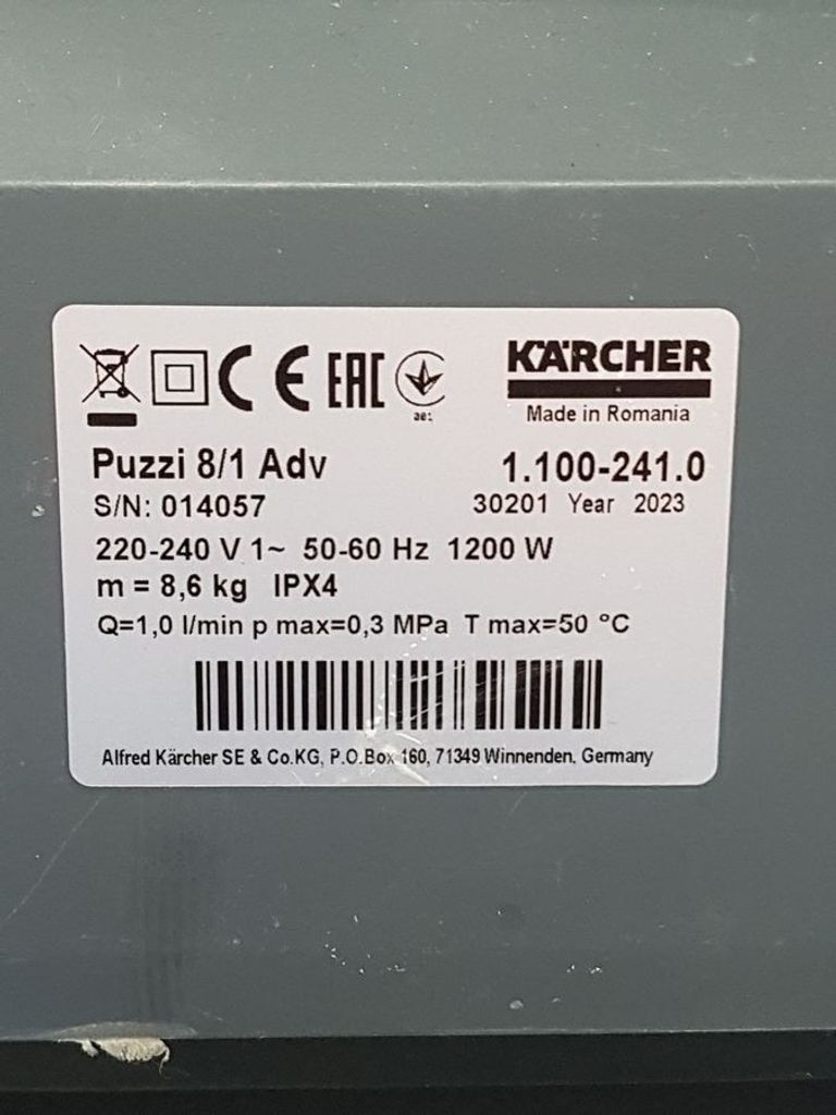 Дешево Karcher puzzi 8/1 adv з ломбарду