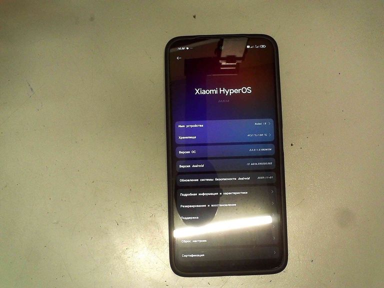 Оголошення Xiaomi redmi 15 4g 6/128gb Б/У