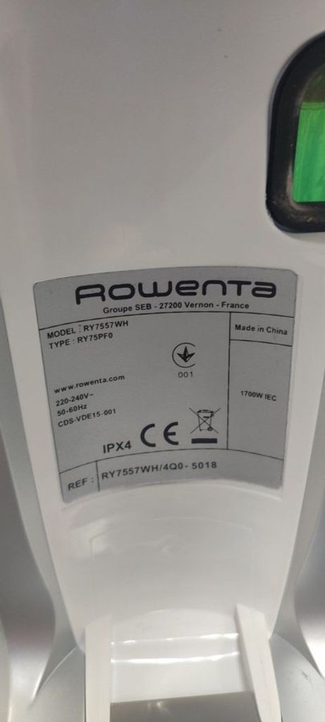 Оголошення Rowenta RY7557WH Б/У