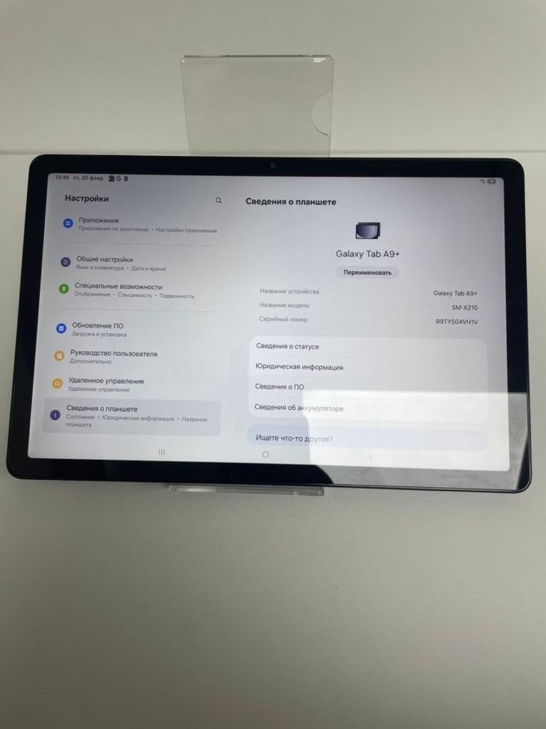Купить Samsung galaxy tab a9+ 8/128gb wi-fi Б/У