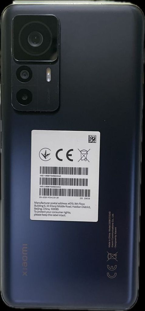 Оголошення Xiaomi 12T Pro 8/256GB Black Б/У