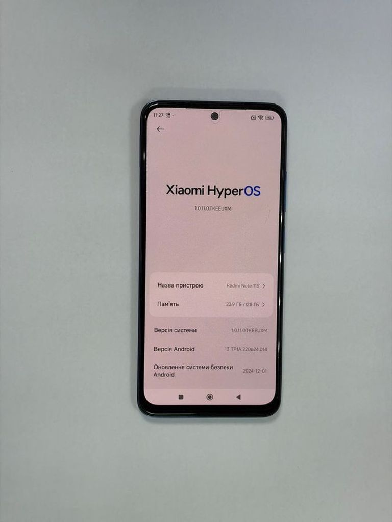Объявление Xiaomi redmi note 11s 6/128gb Б/У