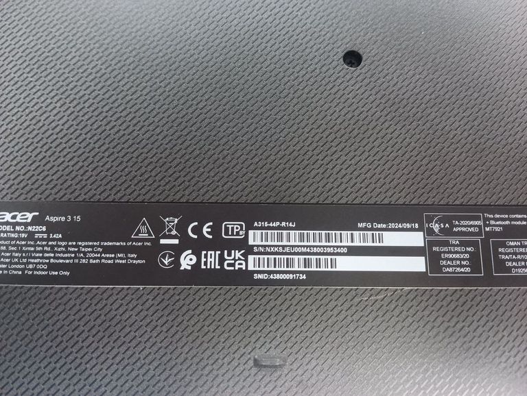 Acer 15/ryzen 7 5700u ddr4/16gb ddr4/ssd 512 gb/*інтегрована Код:01-200894264. Зображення 5