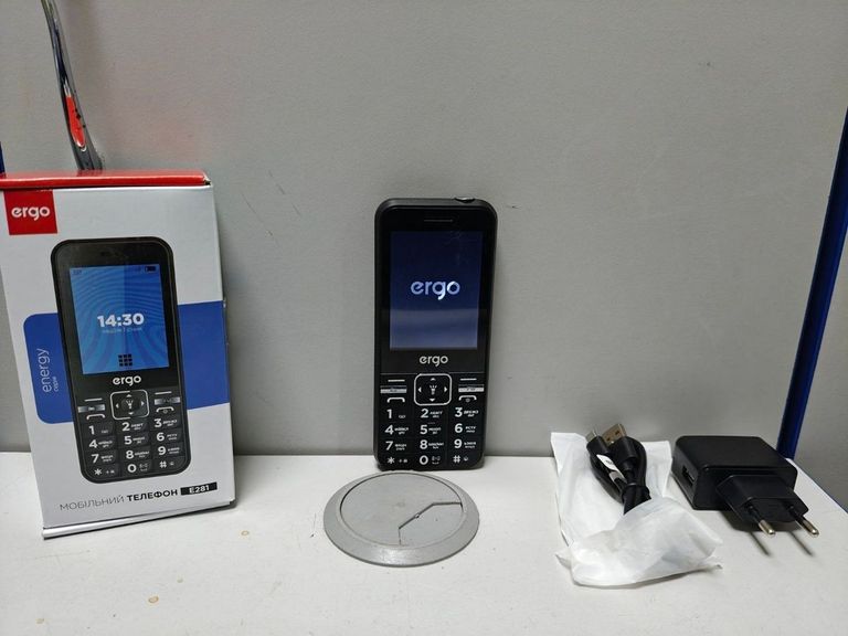 Розпродаж Ergo E281 Dual Sim Black, продавець Техноскарб