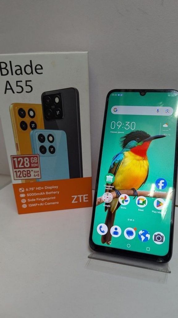 Купить Zte Blade A55 4/128GB Blue Б/У