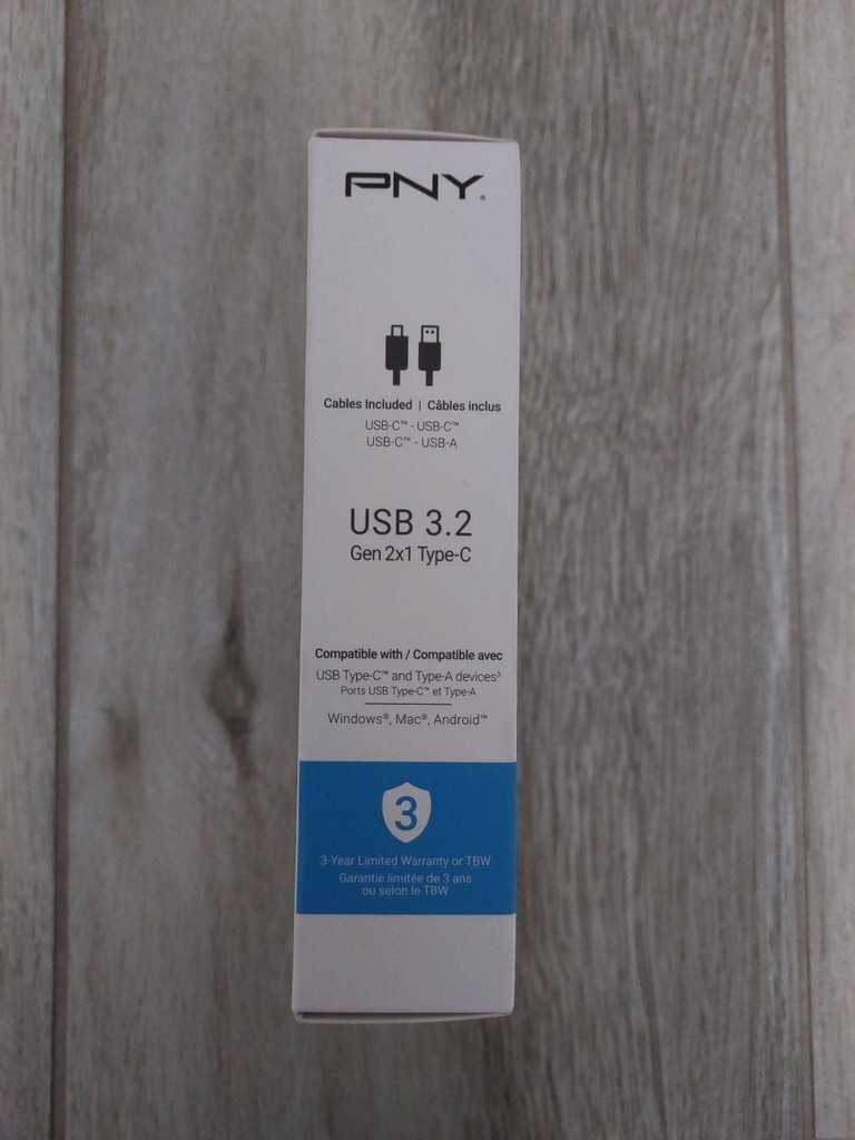 PNY Pro Elite V2 (PSD0CS2160-1TB-RBW) USB-C 1000MB/s портативний Код:null. Изображение 6