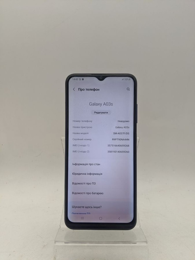 Дешиво Samsung galaxy a03s 4/64gb с ломбарда