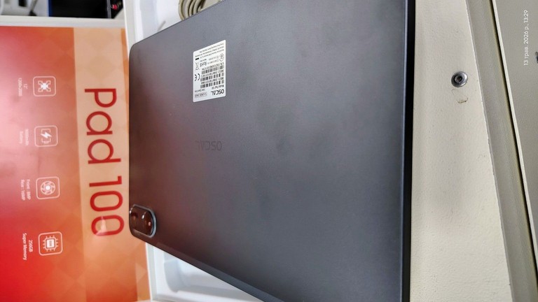 Oscal Pad 100 12/256GB Silver Grey Код:01-200949331. Зображення 5