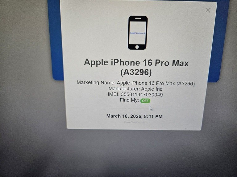 Купить Apple iphone 16 pro max 256gb Б/У