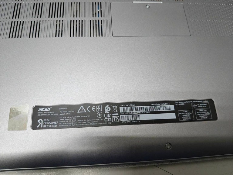 Acer 15/ryzen 5 7430u ddr4/16gb ddr4/hdd *відсутній/ssd 512 gb/*інтегрована Код:01-201041653. Изображение 10