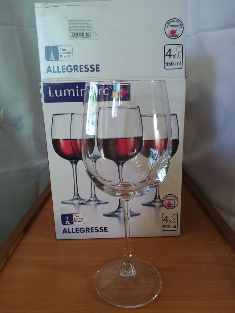 Келихи Luminarc ®. Набір келихів LUMINARC MENADES, 4х550 мл  Код:null. Изображение 5