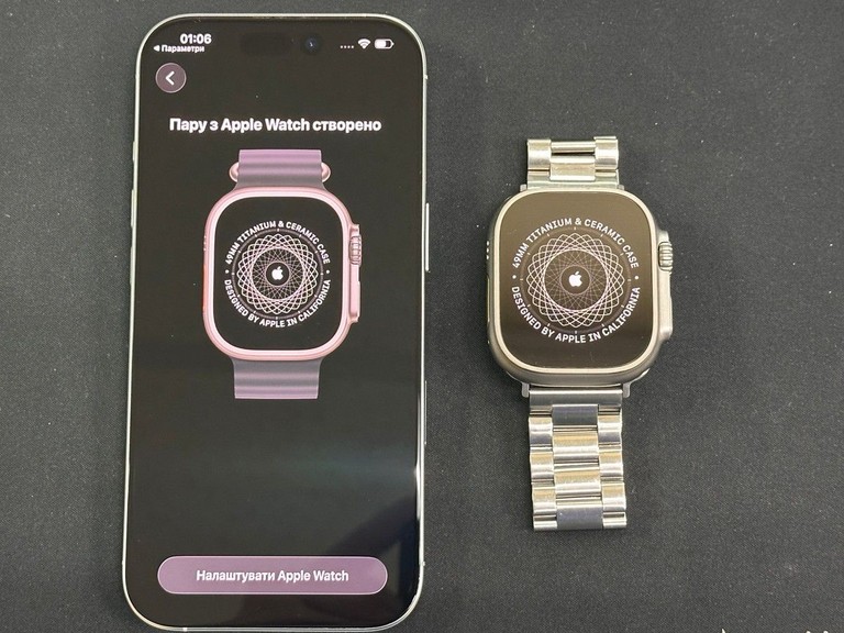 Apple watch ultra 2 gps + cellular 49mm titanium case Код:01-201052455. Зображення 9