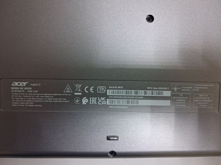 Дешево Acer 15/core i5-12450h ddr5/16gb ddr4/hdd *відсутній/ssd 512 gb/*інтегрована з ломбарду
